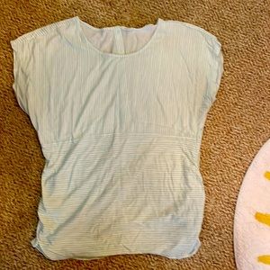 Mint green stripe maternity top. Old navy size large.